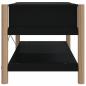 Preview: Couchtisch Schwarz 82x48x45 cm Holzwerkstoff