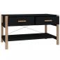 Preview: Couchtisch Schwarz 82x48x45 cm Holzwerkstoff