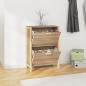 Preview: ARDEBO.de - Schuhschrank 57,5x33x80 cm Holzwerkstoff