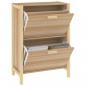 Preview: Schuhschrank 57,5x33x80 cm Holzwerkstoff