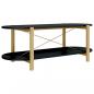 Preview: Couchtisch Schwarz 110x48x40 cm Holzwerkstoff