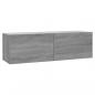 Preview: TV-Wandschrank Grau Sonoma 100x30x30 cm Holzwerkstoff