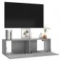 Preview: TV-Wandschrank Grau Sonoma 100x30x30 cm Holzwerkstoff