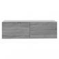 Preview: TV-Wandschrank Grau Sonoma 100x30x30 cm Holzwerkstoff