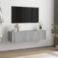 Preview: ARDEBO.de - TV-Wandschrank Grau Sonoma 120x30x30 cm Holzwerkstoff