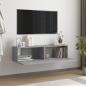 Preview: TV-Wandschrank Grau Sonoma 120x30x30 cm Holzwerkstoff