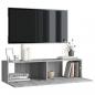 Preview: TV-Wandschrank Grau Sonoma 120x30x30 cm Holzwerkstoff