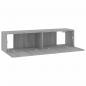 Preview: TV-Wandschrank Grau Sonoma 120x30x30 cm Holzwerkstoff