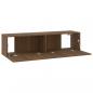 Preview: TV-Wandschrank Braun Eichen-Optik 120x30x30 cm Holzwerkstoff