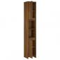 Preview: Badezimmerschrank Braun Eiche 30x30x183,5 cm Holzwerkstoff