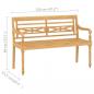 Preview: 4-tlg. Garten-Lounge-Set Massivholz Teak