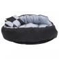 Preview: Hundekissen Wendbar und Waschbar Grau und Schwarz 110x80x23 cm