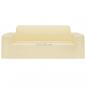 Preview: Stretch Sofahusse 2-Sitzer Creme Polyester-Jersey  