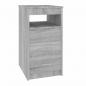 Preview: Sideboard mit Schubladen Grau Sonoma 40x50x76 cm Holzwerkstoff