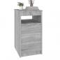 Preview: Sideboard mit Schubladen Grau Sonoma 40x50x76 cm Holzwerkstoff