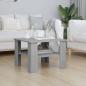 Preview: ARDEBO.de - Couchtisch Grau Sonoma 60x60x42 cm Holzwerkstoff	