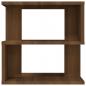 Preview: Beistelltisch Braun Eichen-Optik 40x40x40 cm Holzwerkstoff