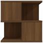 Preview: Beistelltisch Braun Eichen-Optik 40x40x40 cm Holzwerkstoff