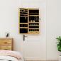 Preview: Spiegel-Schmuckschrank mit LED-Beleuchtung Wandmontage