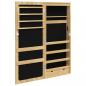 Preview: Spiegel-Schmuckschrank mit LED-Beleuchtung Wandmontage