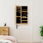 Preview: Spiegel-Schmuckschrank mit LED-Beleuchtung Wandmontage