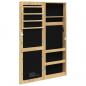 Preview: Spiegel-Schmuckschrank mit LED-Beleuchtung Wandmontage