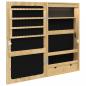 Preview: Spiegel-Schmuckschrank mit LED-Beleuchtung Wandmontage