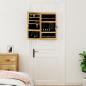 Preview: Spiegel-Schmuckschrank mit LED-Beleuchtung Wandmontage