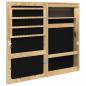 Preview: Spiegel-Schmuckschrank mit LED-Beleuchtung Wandmontage