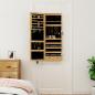 Preview: Spiegel-Schmuckschrank mit LED-Beleuchtung Wandmontage