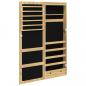 Preview: Spiegel-Schmuckschrank mit LED-Beleuchtung Wandmontage