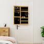 Preview: Spiegel-Schmuckschrank mit LED-Beleuchtung Wandmontage