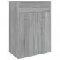 Preview: Schuhschrank Grau Sonoma 60x35x84 cm Holzwerkstoff