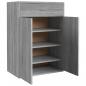 Preview: Schuhschrank Grau Sonoma 60x35x84 cm Holzwerkstoff