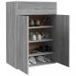 Preview: Schuhschrank Grau Sonoma 60x35x84 cm Holzwerkstoff