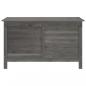 Preview: Gartentruhe Anthrazit 99x49,5x58,5 cm Massivholz Tanne