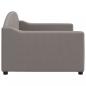 Preview: Tagesbett Taupe 90x200 cm Stoff