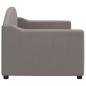 Preview: Tagesbett Taupe 80x200 cm Stoff