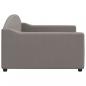 Preview: Tagesbett Taupe 100x200 cm Stoff