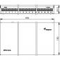 Preview: Telegärtner J02023A0053 Mini-Verteiler MPD24-HS K Cat.6A(IEC), inkl. Kabelführung, reinweiß