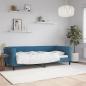 Preview: ARDEBO.de - Tagesbett Blau 90x200 cm Samt