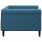 Preview: Tagesbett Blau 90x200 cm Samt