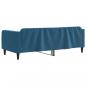 Preview: Tagesbett Blau 90x200 cm Samt