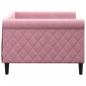 Preview: Tagesbett Rosa 90x200 cm Samt