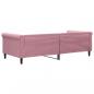 Preview: Tagesbett Rosa 90x200 cm Samt