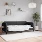 Preview: ARDEBO.de - Tagesbett Schwarz 80x200 cm Stoff