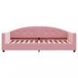 Preview: Tagesbett Rosa 90x200 cm Samt