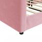 Preview: Tagesbett Rosa 90x200 cm Samt