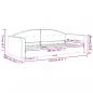 Preview: Tagesbett Rosa 90x200 cm Samt