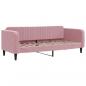 Preview: Tagesbett Rosa 80x200 cm Samt